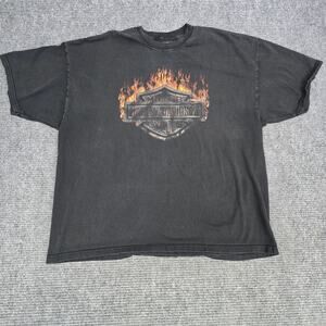 Vintage 90s Harley Davidson Hacienda T Shirt Mens 3XL Scottsdale AZ USA
